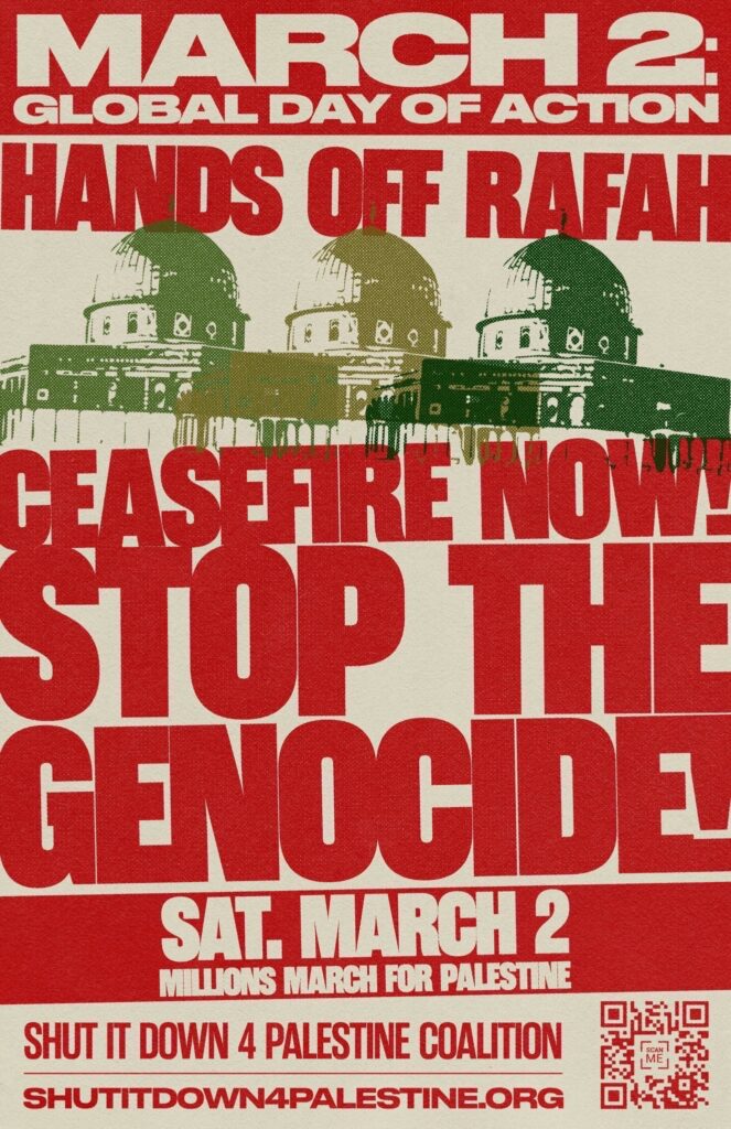 March 2 Day of action - hands off Rafah
